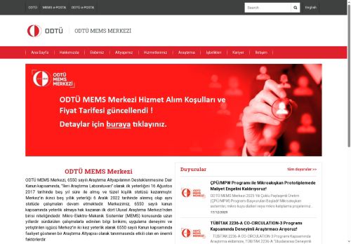 ODTÜ MEMS MERKEZİ | Değer yaratır