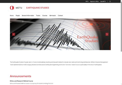 Home | EARTHQUAKE STUDIES