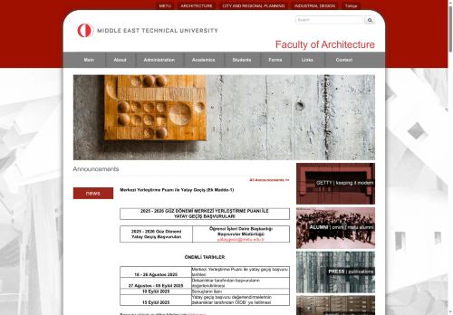 Faculty of Architecture