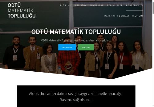 ODTÜ MATEMATİK TOPLULUĞU