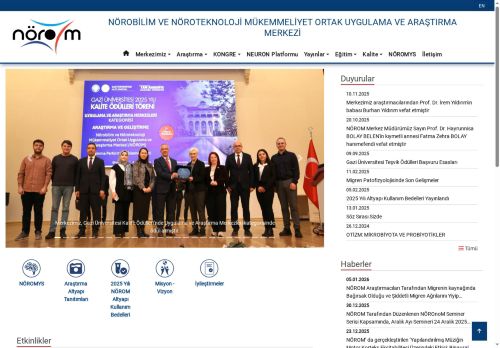 Nörobilim Ve Nöroteknoloji Mükemmeliyet Ortak Uygulama Ve Araştırma Merkezi | Gazili Olmak Ayrıcalıktır