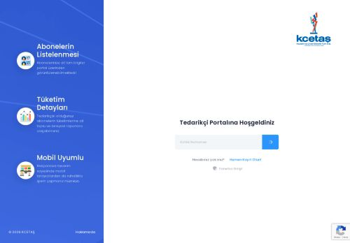 Giriş | Tedarikçi Portalı