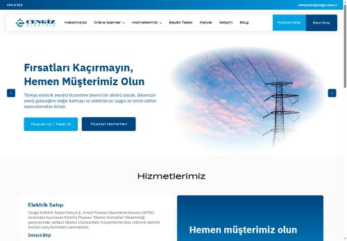 Cengiz Elektrik | Kurumsal Web Sayfası