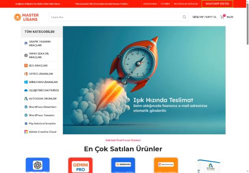 En Ucuz Lisans Marketi - Master Lisans