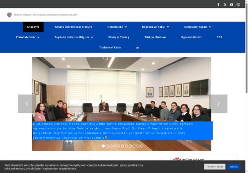 Uluslararası Öğrenci Koordinatörlüğü – Ankara Üniversitesi