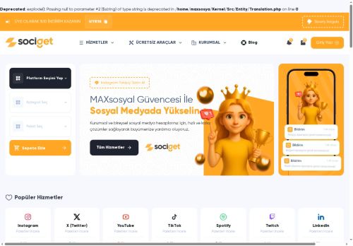 MaxSosyal - SMM Paket Satış Scripti