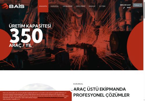 Bais Makina Araç Üstü Ekipmanda Profesyonel Çözümler