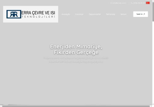 ERRA ÇEVRE VE ISI TEKNOLOJİLERİ SANAYİ TİCARET AŞ | ERRA ÇEVRE VE ISI TEKNOLOJİLERİ SANAYİ TİCARET AŞ