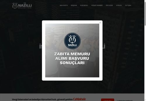 Nazilli Belediyesi | Resmi Web Sitesi