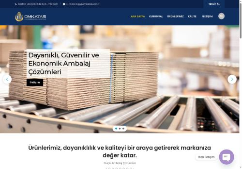 OMKATAŞ Oluklu Mukavva Koli Ambalaj İmalatı A.Ş. | İstanbul & Düzce