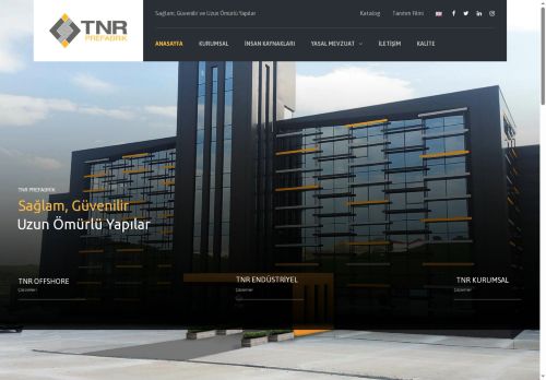 TNR Prefabrik – Sağlam, Güvenilir ve Uzun Ömürlü Yapılar