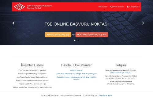 TSE | BelgeNet Belge Yönetim Sistemi