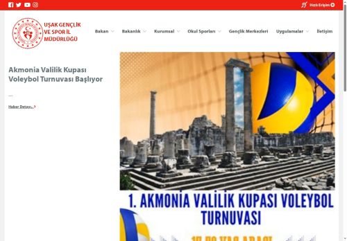 UŞAK GENÇLİK VE SPOR İL MÜDÜRLÜĞÜ