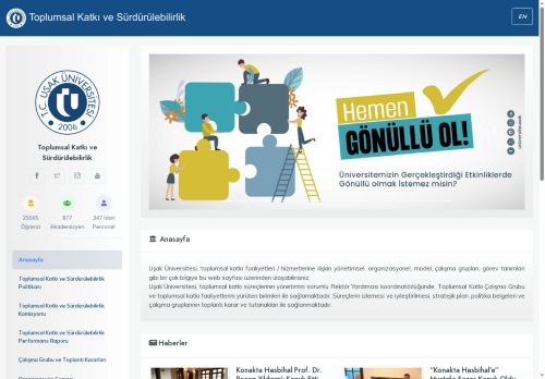 Toplumsal Katkı ve Sürdürülebilirlik