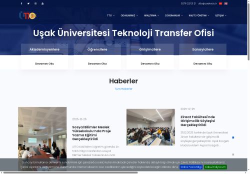 Uşak Üniversitesi Teknoloji Transfer Ofisi - UTTO