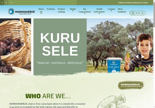 Marmarabirlik, Olive Varieties, Olive Oils