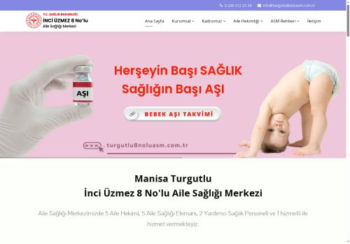 ASM Web Sitesi - Manisa Turgutlu 8 Nolu Aile Sağlığı Merkezi
