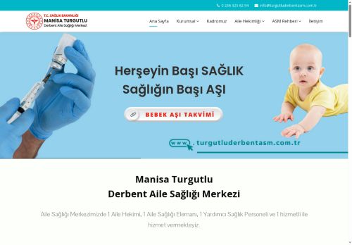 ASM Web Sitesi - Manisa Turgutlu Derbent Aile Sağlığı Merkezi