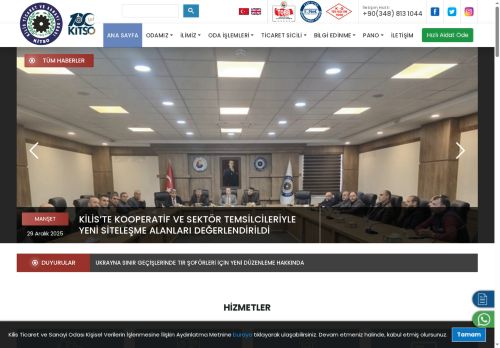 ..:: Kilis Ticaret ve Sanayi Odası ::.. > ANA SAYFA
