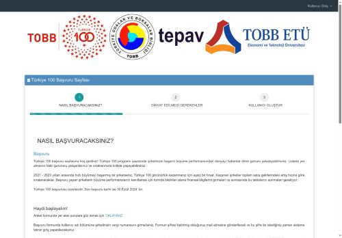 .::TOBB|TÜRKİYE 100::.