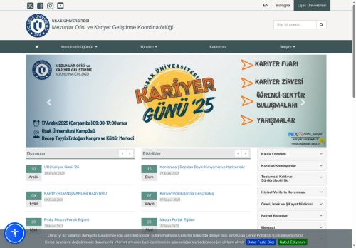 Mezunlar Ofisi ve Kariyer Geliştirme Koordinatörlüğü