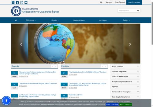 Siyaset Bilimi ve Uluslararası İlişkiler