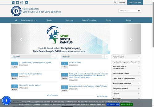 Sağlık Kültür ve Spor Daire Başkanlığı