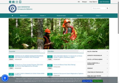 Ormancılık Bölümü