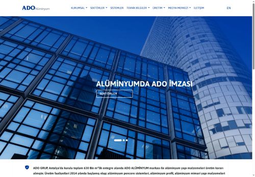 Alüminyum Profil Sistemleri | ADO Alüminyum