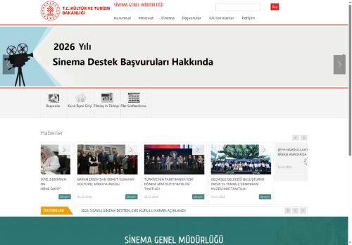 T.C. Kültür ve Turizm Bakanlığı - Sinema Genel Müdürlüğü