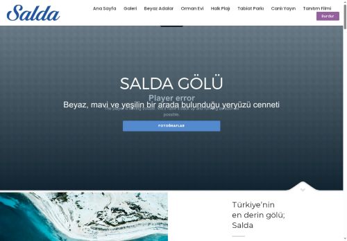 Salda Gölü – Burdur Valiliği