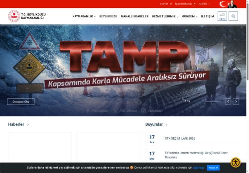 T.C. Beylikdüzü Kaymakamlığı Resmi Web Sayfası