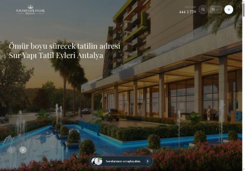 Aradığınız Mutluluk Sur Yapı Tatil Evleri Antalya Devre Mülklerde!