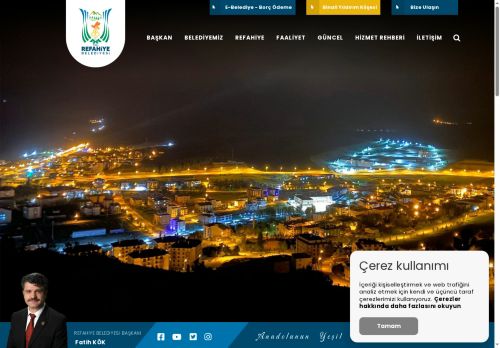 T.C. Refahiye Belediyesi Resmi İnternet Sitesi