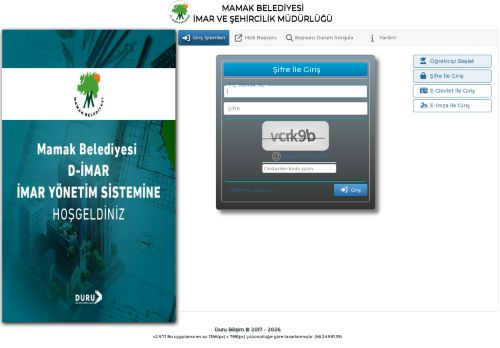 İMAR YÖNETİM SİSTEMİ Web Uygulaması - D-İMAR
