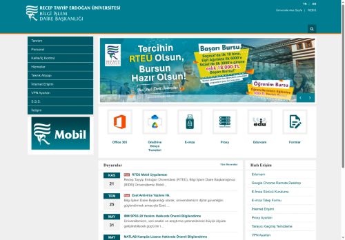 İletişim | Bilgi İşlem Daire Başkanlığı