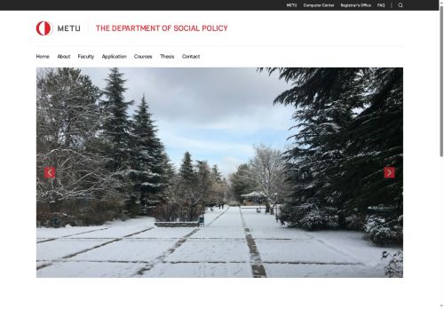Home | THE DEPARTMENT OF SOCIAL POLICY