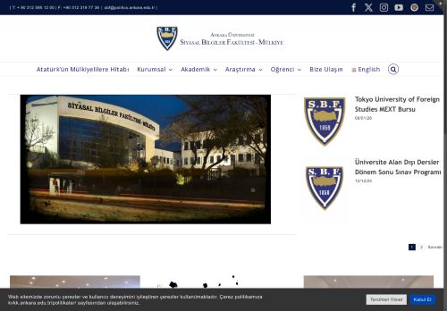 Siyasal Bilgiler Fakültesi – Ankara Üniversitesi