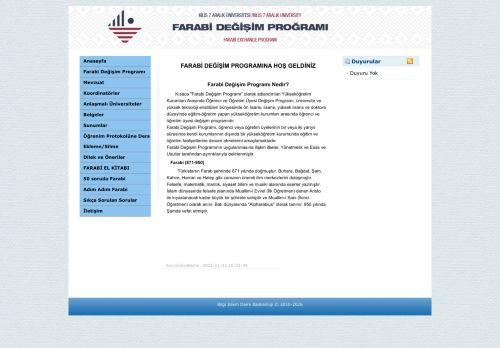 Farabi Değişim Programı