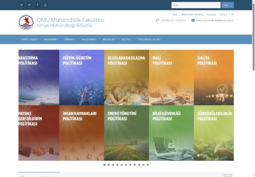 Kimya Mühendisliği Bölümü