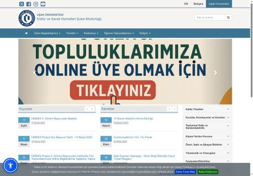 Kültür ve Sanat Hizmetleri Şube Müdürlüğü