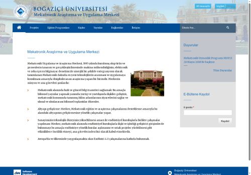 Mekatronik Araştırma ve Uygulama Merkezi | Mekatronik Araştırma ve Uygulama Merkezi