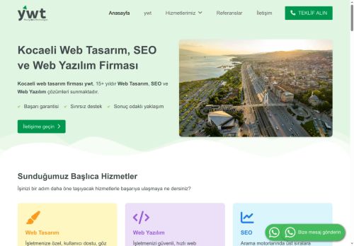 Kocaeli Web Tasarım, SEO ve Web Yazılım Firması - ywt