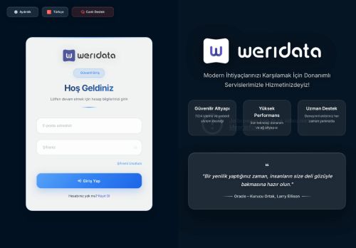 Giriş - Weridata