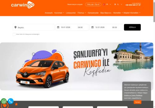 Carwingo | Online Araç Kiralama