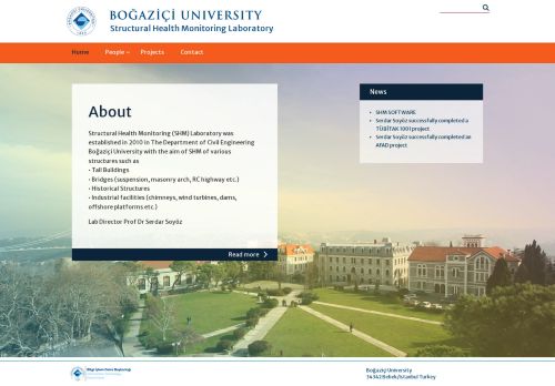 Structural Health Monitoring Laboratory | Bogazici University Department of Civil Engineering