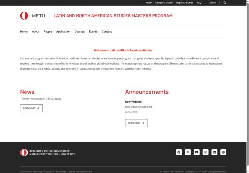 Home | LATIN AND NORTH AMERICAN STUDIES MASTERS PROGRAM