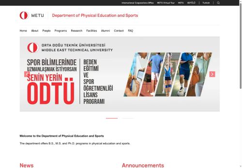 Ana sayfa | Beden Eğitimi ve Spor Bölümü