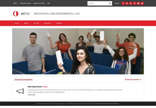 BEHAVIORAL AND EXPERIMENTAL LAB