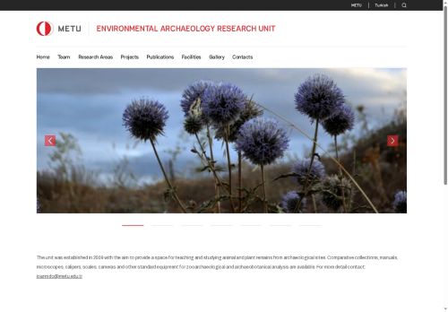 Ana sayfa | ÇEVRESEL ARKEOLOJİ ARAŞTIRMA BİRİMİ